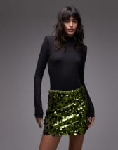 ASOS DESIGN satin bias maxi skirt in black