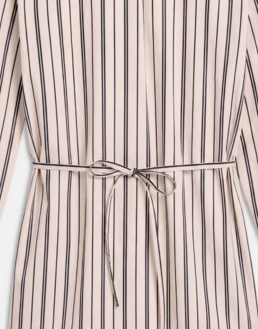 ASOS DESIGN mixed stripe shirt with tie, 7 of 7