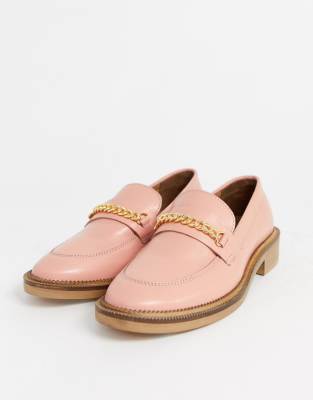 asos pink loafers