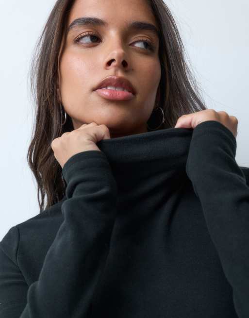 ASOS DESIGN mjuk draperad maxi-cape-topp i svart, 2 av 5