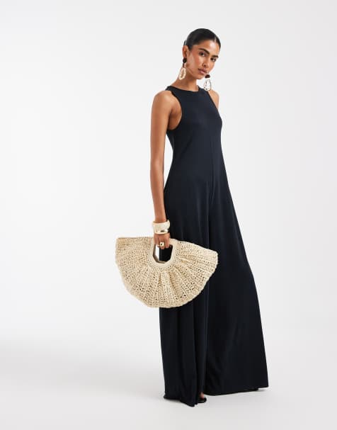ASOS DESIGN – Mjuk jumpsuit i modalmix med fickor - view 1