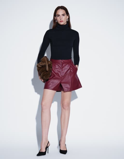 ASOS DESIGN mjuk polotröja med långa ärmar i svart, 3 av 4