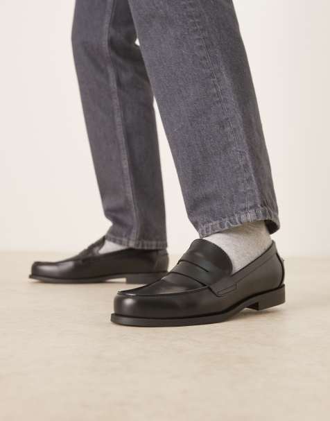 ASOS DESIGN - Mocassini college neri - view 1