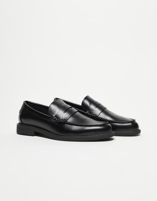 ASOS DESIGN - Mocassini stile college neri, 2 di 4