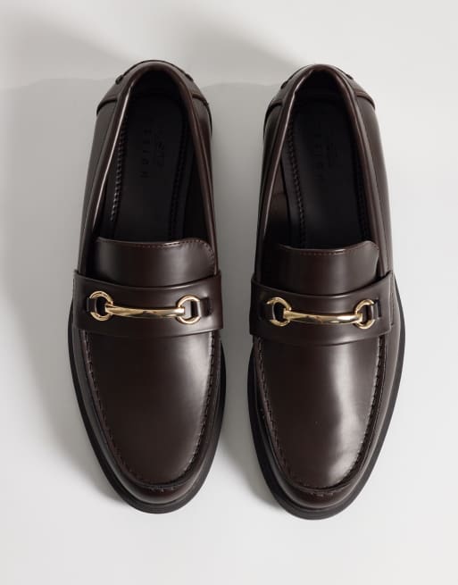 ASOS DESIGN - Mocassins à bride avec mors doré - Marron, 2 de 4