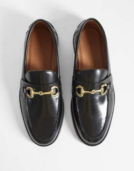 ASOS DESIGN mocassins à mors en cuir noir, 2 de 4