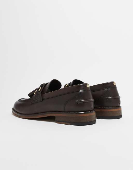 ASOS DESIGN - Mocassins à pampille en cuir - Marron, 4 de 5