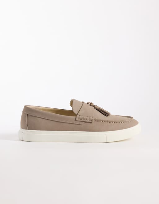 ASOS DESIGN - Mocassins à pampilles - Gris brun, 2 de 4