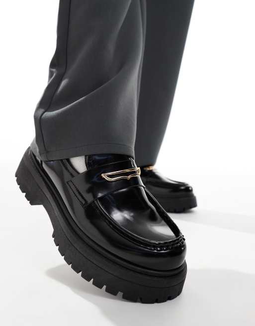 ASOS DESIGN - Mocassins chunky à mors - Noir, 5 de 5