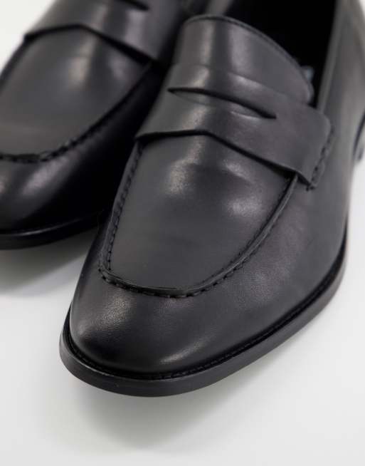ASOS DESIGN - Mocassins en cuir - Noir, 3 de 4