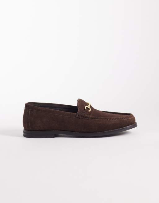 ASOS DESIGN - Mocassins en daim à mors - Marron, 3 de 4