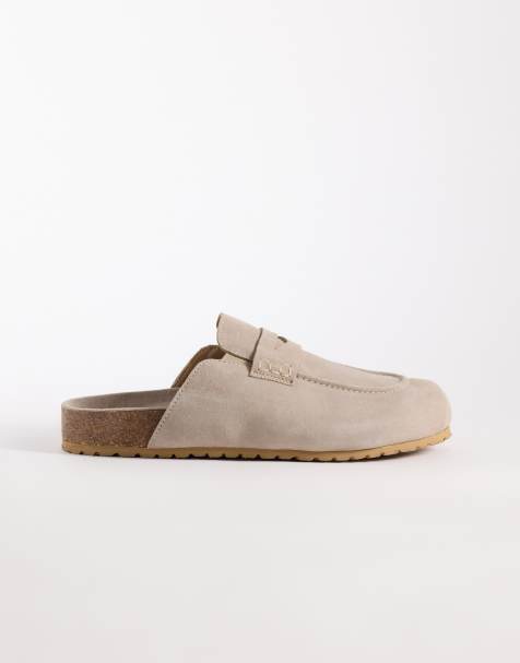 ASOS DESIGN - Mocassins en daim - Taupe - view 1