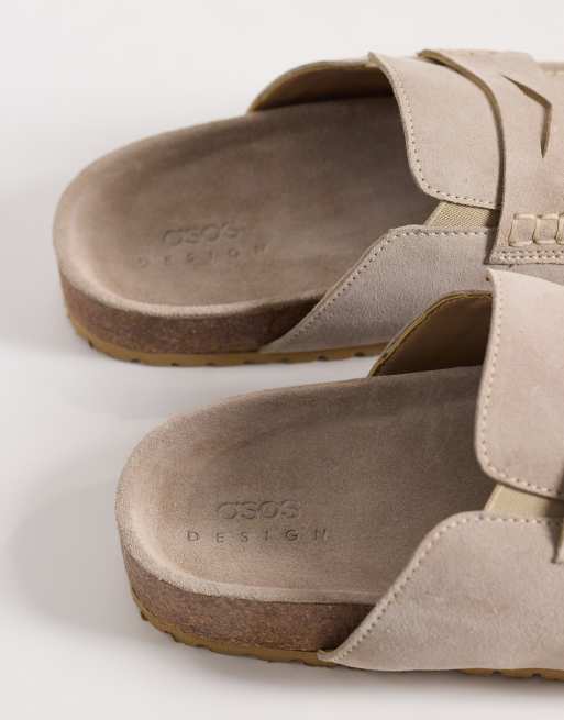 ASOS DESIGN - Mocassins en daim - Taupe, 3 de 4