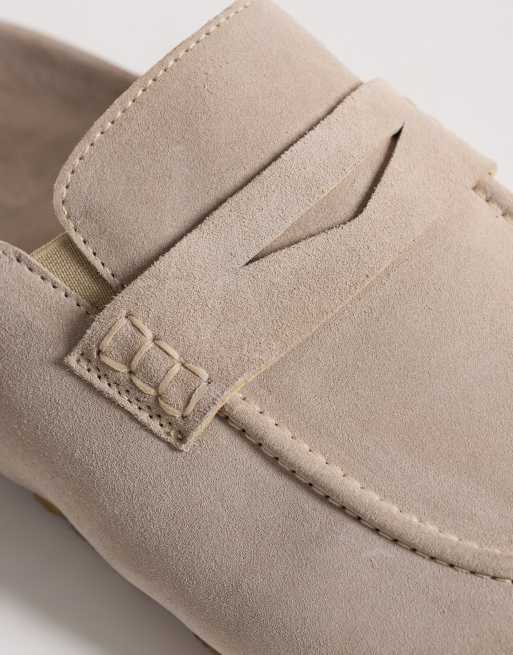 ASOS DESIGN - Mocassins en daim - Taupe, 4 de 4