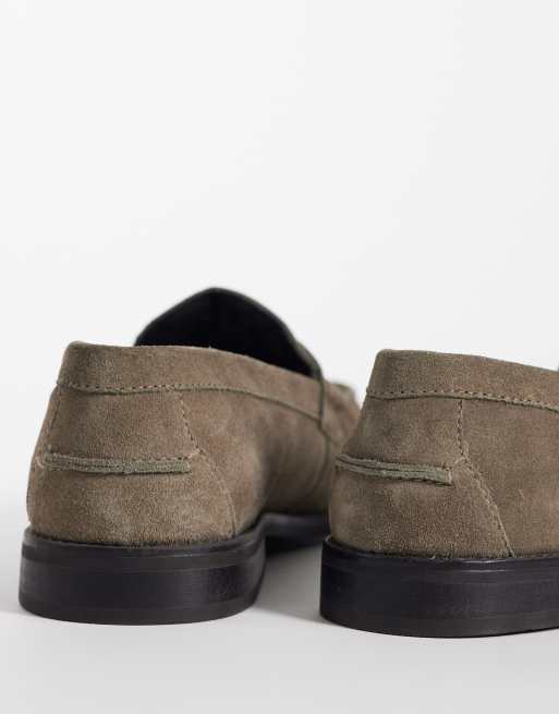 ASOS DESIGN - Mocassins en daim - Taupe, 2 de 4