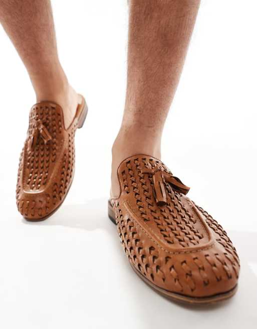 ASOS DESIGN - Mocassins tressés à enfiler - Fauve, 3 de 4