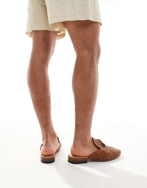 ASOS DESIGN - Mocassins tressés à enfiler - Fauve, 4 de 4