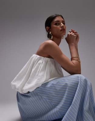 Asos Design Modal Bubble Bandeau Top