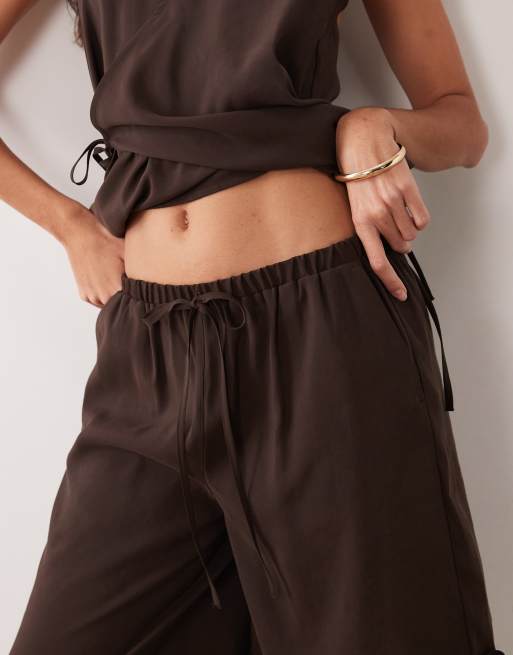ASOS DESIGN modal look longline bermuda shorts in co ord, 3 of 5