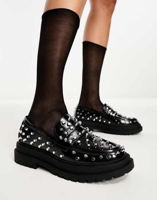 Studded sales shoes designer