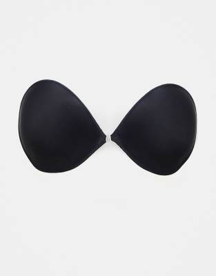 ASOS DESIGN microfiber molded multiway strapless bra in brown