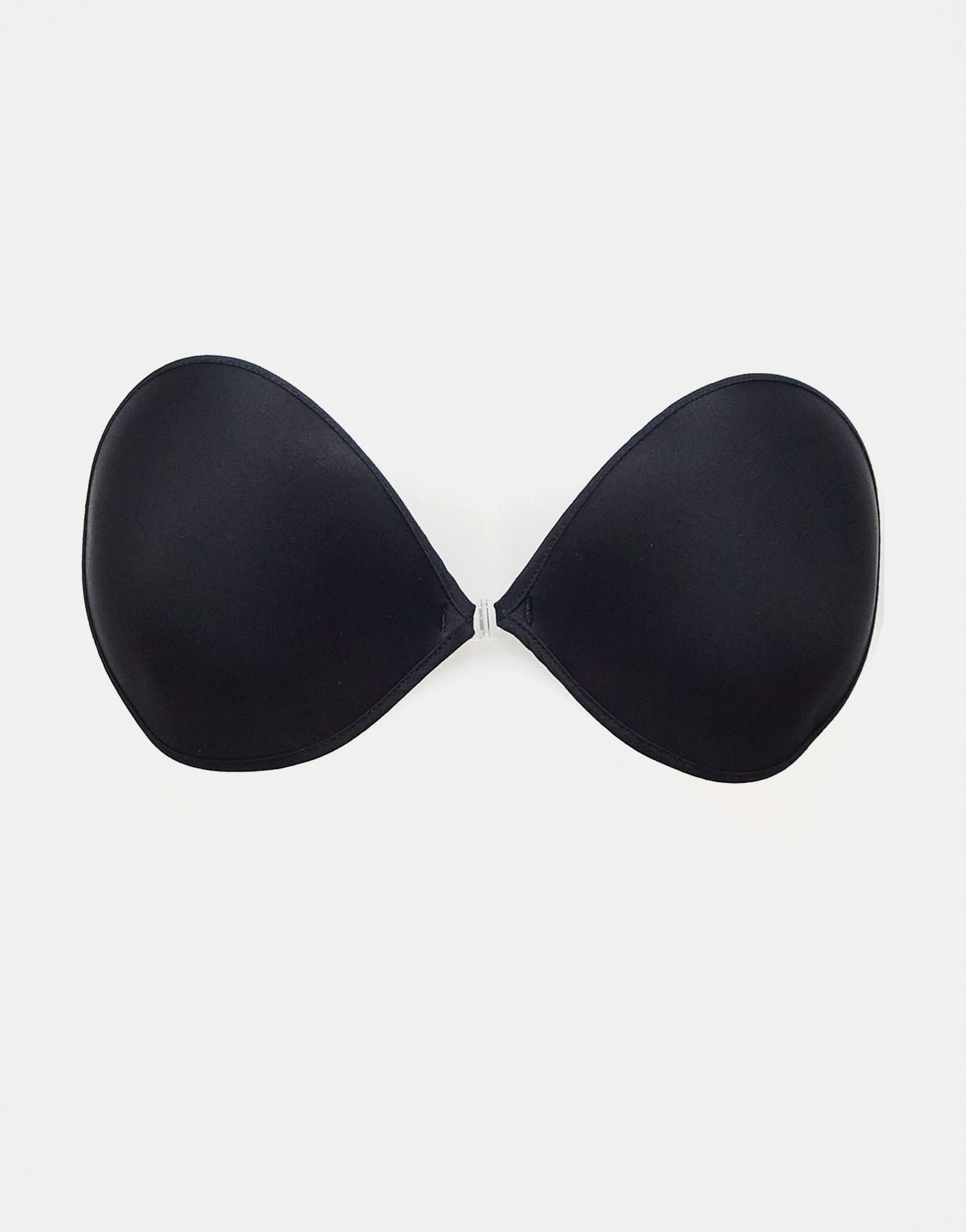 asos design molded stick on strapless backless bra in black