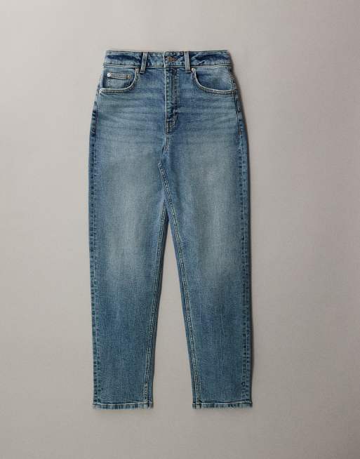 ASOS DESIGN - Mom jeans slim lavaggio vintage, 5 di 7