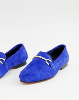 asos design moment leather loafers
