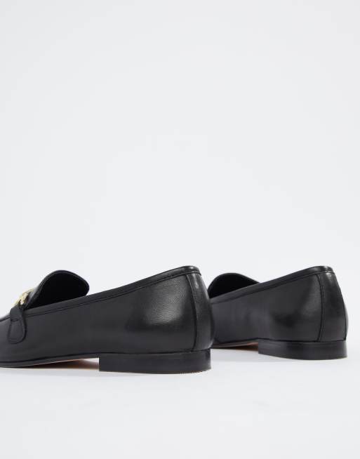 Asos design moment leather loafers clearance