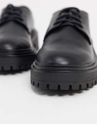 black lace flat shoes