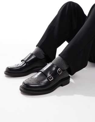  monk shoes  leather