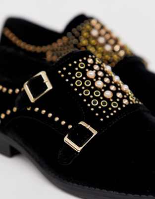 asos velvet shoes