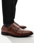[ASOS DESIGN] ASOS DESIGN monk shoes in tan-Brown 39 TAN