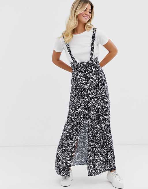 Pinafore skirt clearance maxi