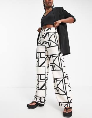 asos wide leg trousers