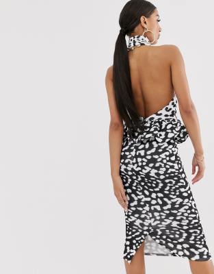 asos smudge print dress