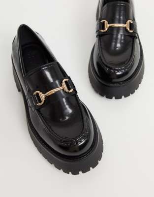 asos black loafers