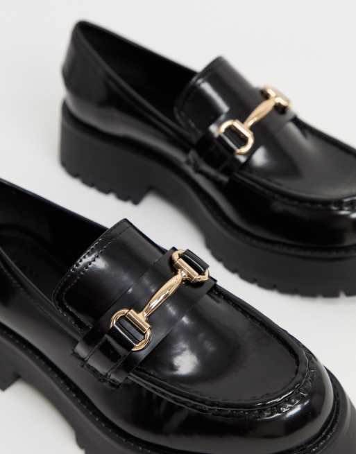 ASOS DESIGN – Monster – Svarta grova loafers, 3 av 4