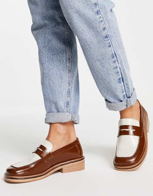 Asos tan loafers sale