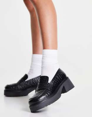 asos platform loafers