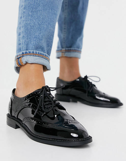 Shoes Flat Shoes/More flat lace up shoes in black 