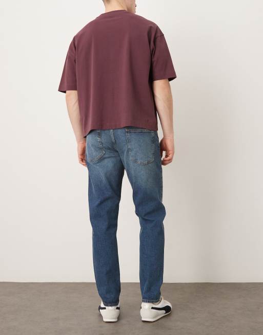 ASOS DESIGN – Mörkblå avsmalnande jeans, 3 av 5