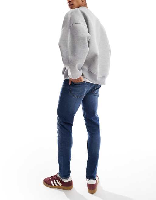 ASOS DESIGN – Mörkblå jeans med extra smal passform, 3 av 5
