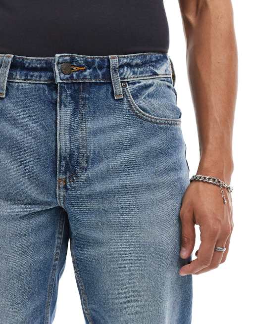 ASOS DESIGN – Mörkblå klassiska jeans utan stretch, 4 av 5