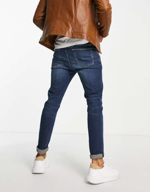 ASOS DESIGN mörkblå skinny jeans, 4 av 4