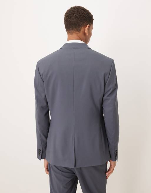 ASOS DESIGN – Mörkblå, smal kavaj, del av kostym, 3 av 5