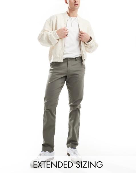 ASOS DESIGN – Mörkgrå chinos med smal passform - view 1