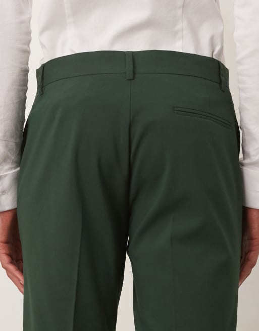 ASOS DESIGN – Mörkgröna kostymbyxor med extra smal passform, del av kostym, 5 av 5