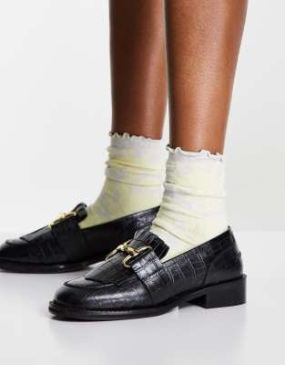 fringe loafers