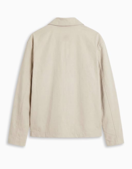 ASOS DESIGN - MotionMAX™ - Beige skjortejakke med firevejs-stretch - Del af sæt, 2 af 7